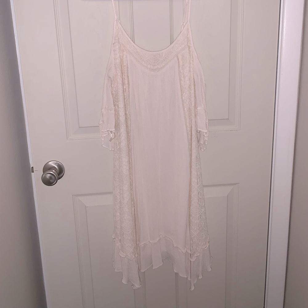 Cold Shoulder Lace Dress